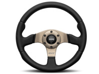 MOMO Race 2.0 Steering Wheel - Black Leather - VRACE2BKAN32R, VRACE2BKAN35R - VRACE2BKAN32R, VRACE2BKAN35R